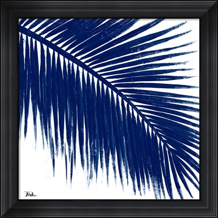 Framed Indigo Baru Palm II Print