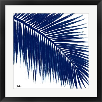 Framed Indigo Baru Palm II Print