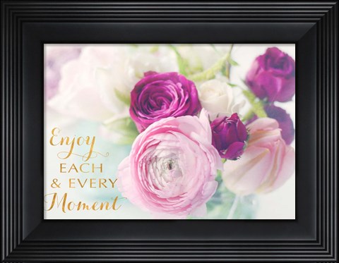 Framed Enjoy the Moments Print