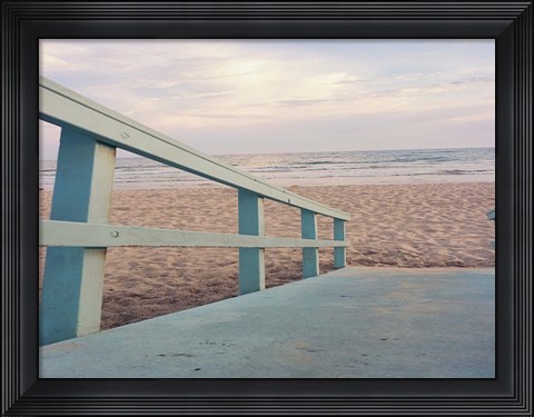 Framed Down to the Beach Print