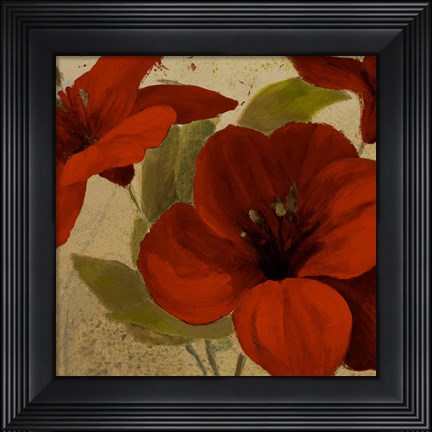 Framed Bahama Flower I Print
