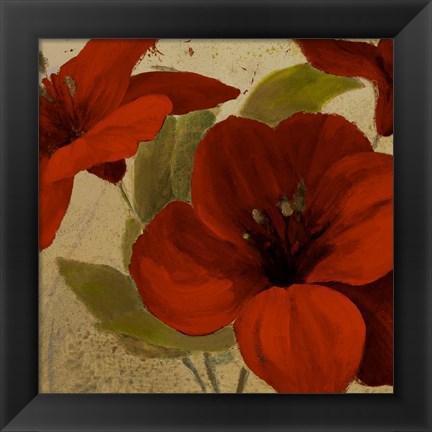 Framed Bahama Flower I Print