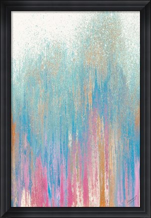 Framed Bright Woods Vertical Print