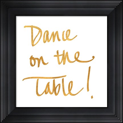 Framed Dance on the Table Print