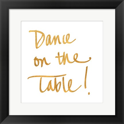 Framed Dance on the Table Print