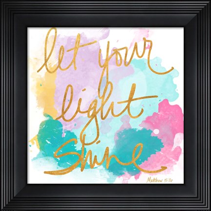Framed Good Thoughts I Print