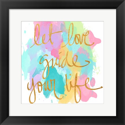 Framed Good Thoughts III Print