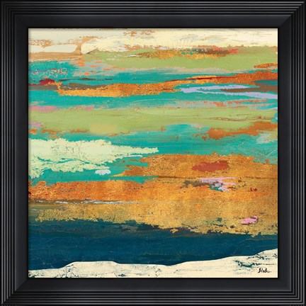 Framed Tropical Sunrise I Print