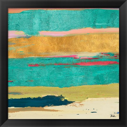 Framed Tropical Sunrise II Print