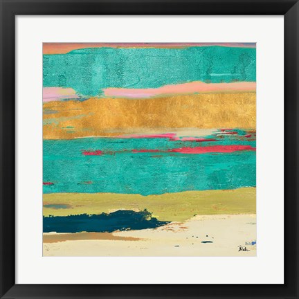 Framed Tropical Sunrise II Print