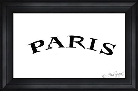 Framed Paris Print