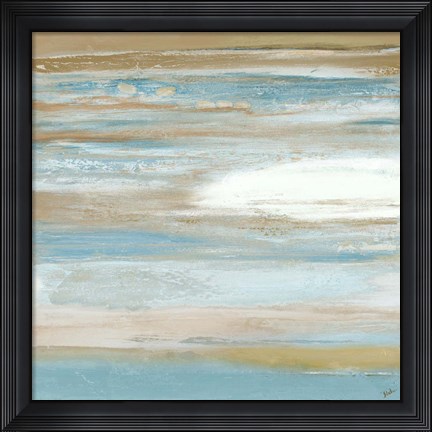 Framed Teal Sunrise II Print