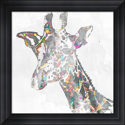 Framed Safari Collage III Print