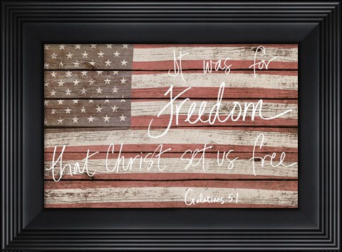 Framed Freedom Print