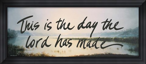 Framed This is the Day Print