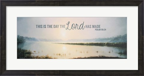 Framed This is the Day II Print