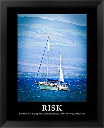 Framed Risk Print