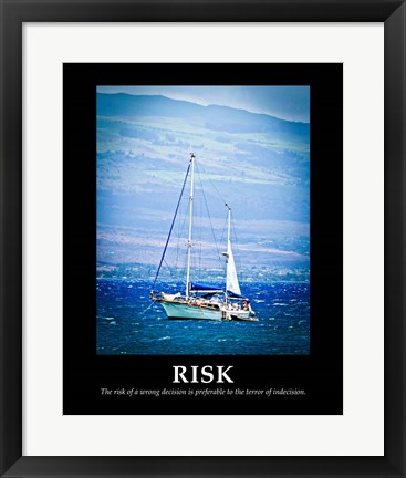 Framed Risk Print