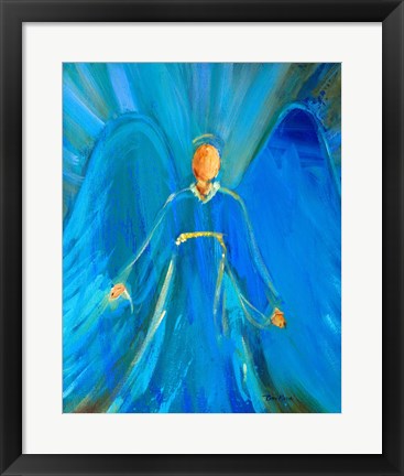 Framed Faithful Angel Print