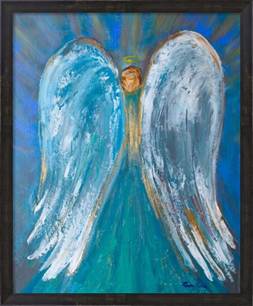 Framed Dream Angel Wings Print