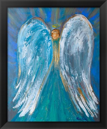 Framed Dream Angel Wings Print