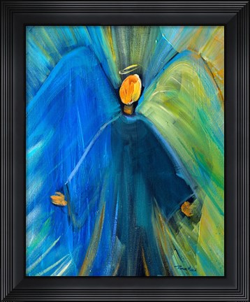 Framed Ever Present Hope Angel Print