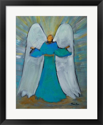 Framed Angel of Joy Print