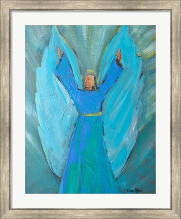Framed Angel of Praise Print