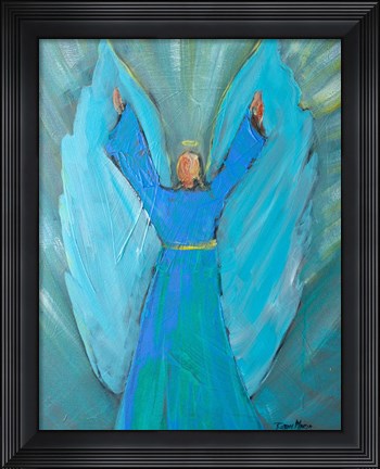 Framed Angel of Praise Print