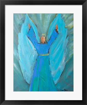 Framed Angel of Praise Print