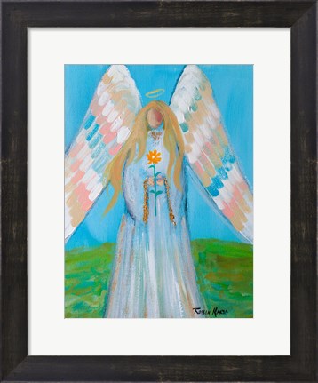 Framed Angel of Spring Print