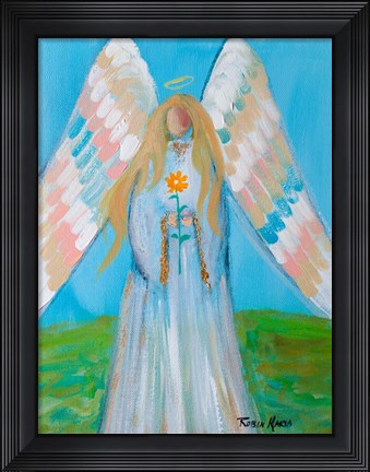 Framed Angel of Spring Print