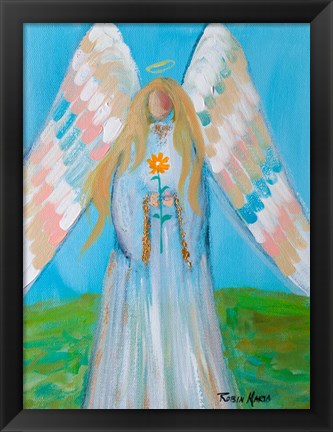 Framed Angel of Spring Print