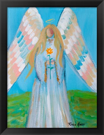 Framed Angel of Spring Print