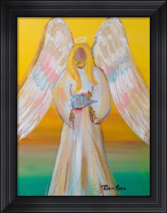 Framed Angel of Summer Print