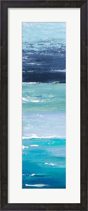 Framed Blue Palette Panel I Print