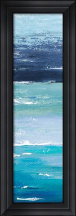 Framed Blue Palette Panel I Print