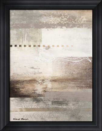 Framed Gray Warmth Coming Through I Print