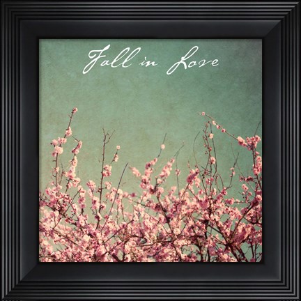 Framed Fall in Love Print