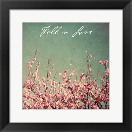 Framed Fall in Love Print