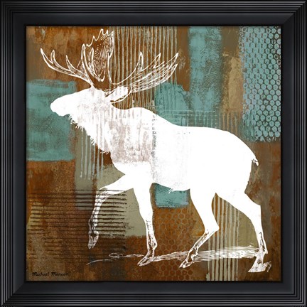 Framed Moose Print