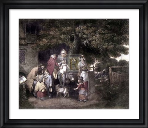 Framed Sunday Morning:Going to Church [L] Print