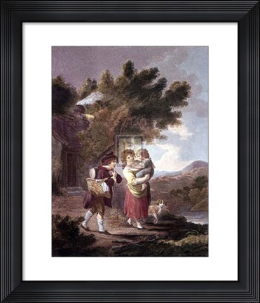 Framed Going to the Hayfield Print