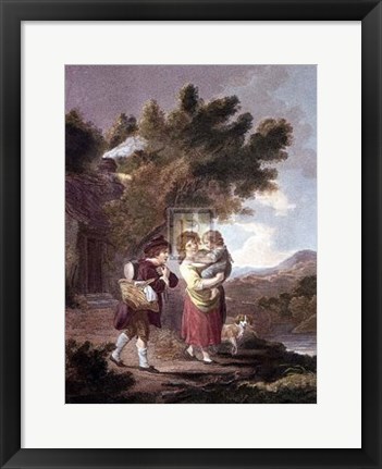 Framed Going to the Hayfield Print