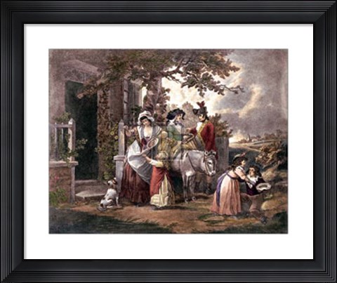Framed Selling Cherries Print