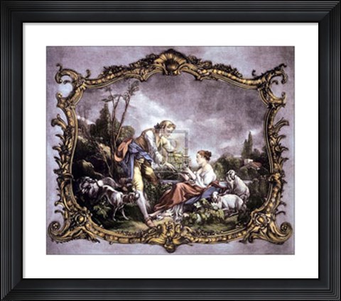 Framed Bird-Cage Print