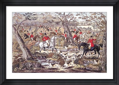 Framed Breaking Cover Print