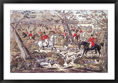 Framed Breaking Cover Print