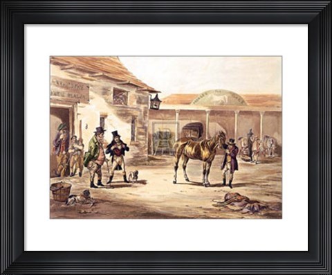 Framed Horse Dealing II Print