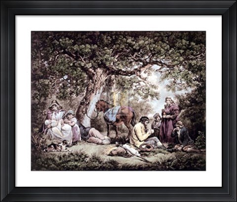 Framed Travellers Print